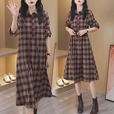 时尚气质设计感中长款裙子