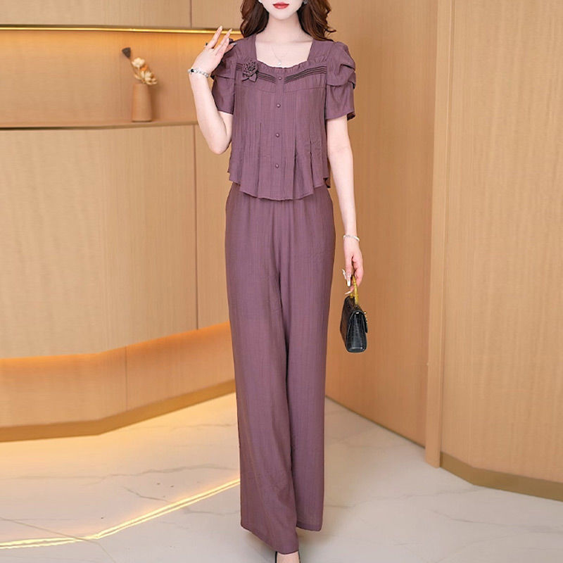 新款套装两件套百搭显瘦夏季