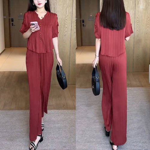 新款套装两件套百搭显瘦夏季