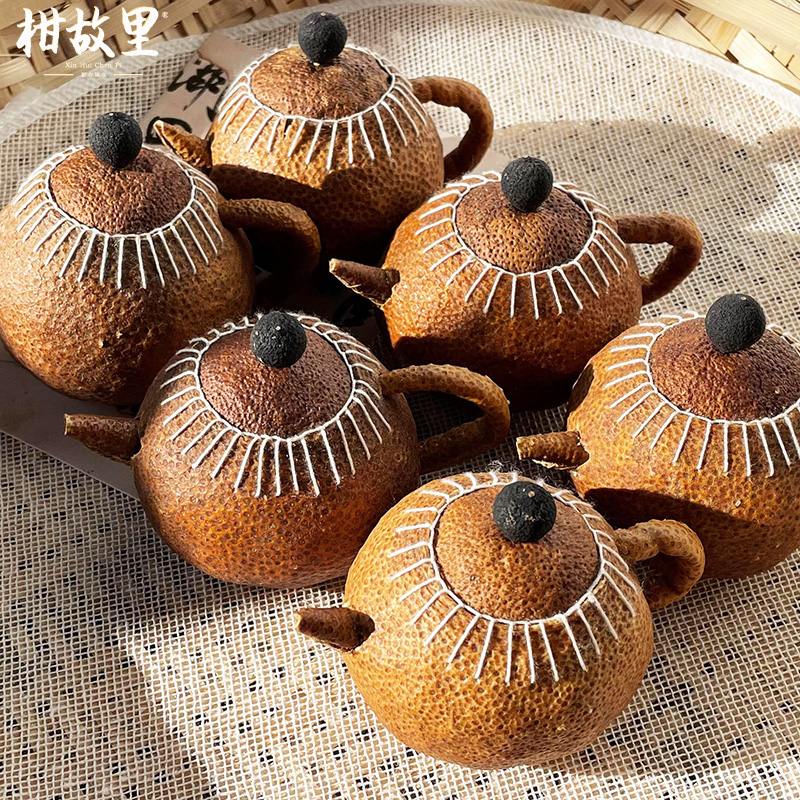 大红柑壶2021年珍藏手工-普洱茶