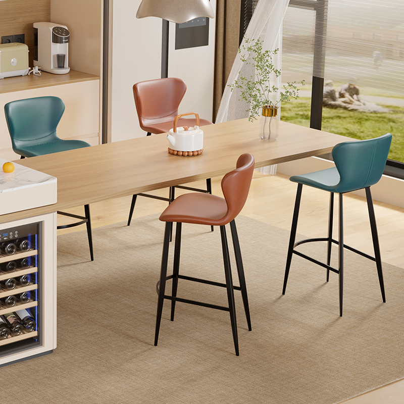 北欧时尚吧凳创意高脚凳吧台椅轻奢家用现代简约岛台椅酒吧椅7139