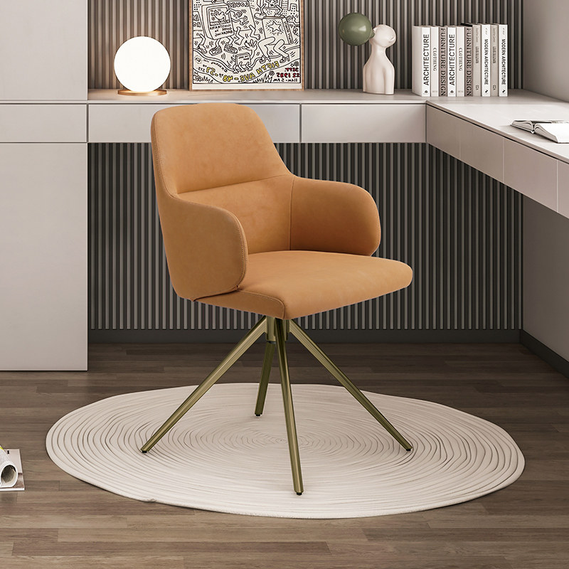 旋转餐椅家用轻奢高级感靠背