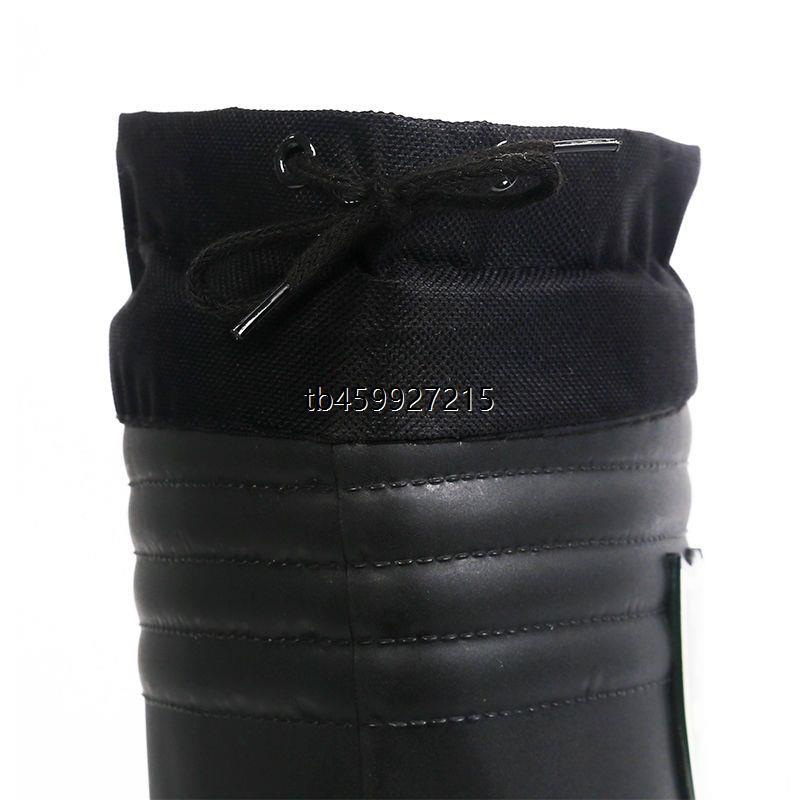 冬季雨鞋加绒男士保暖雨靴中筒防滑棉水鞋加厚防水劳保耐磨水鞋