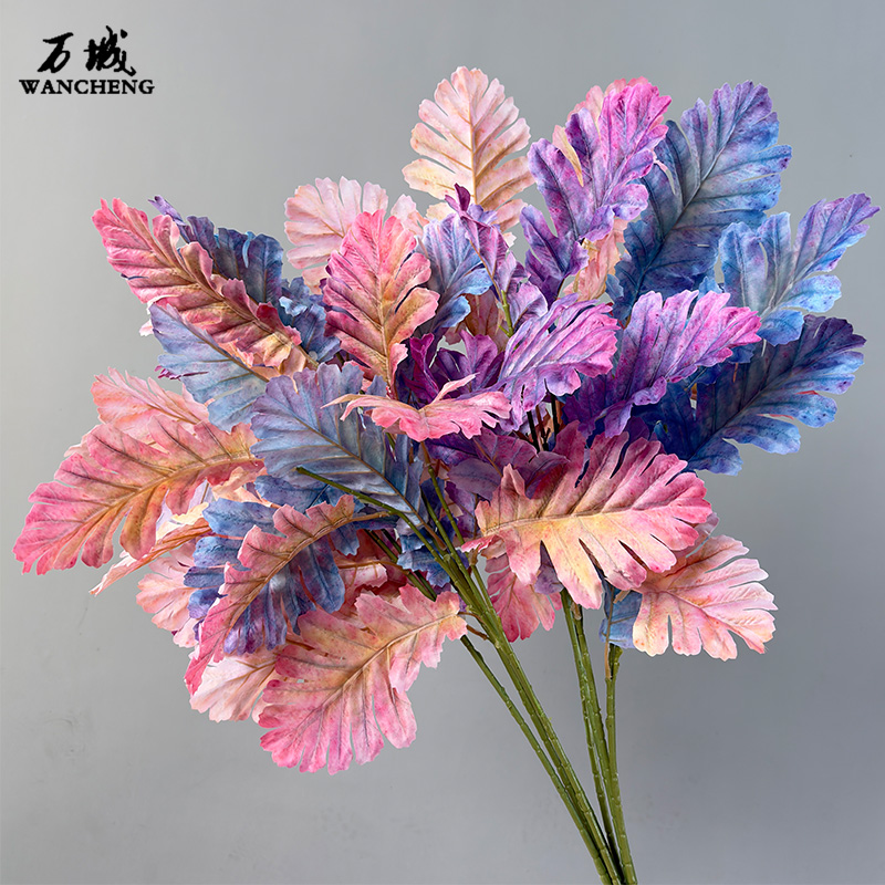 仿真花白菜叶束婚礼装饰