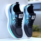 学生休闲百搭男鞋 男网面运动鞋 超轻便防滑透气跑步鞋 男鞋