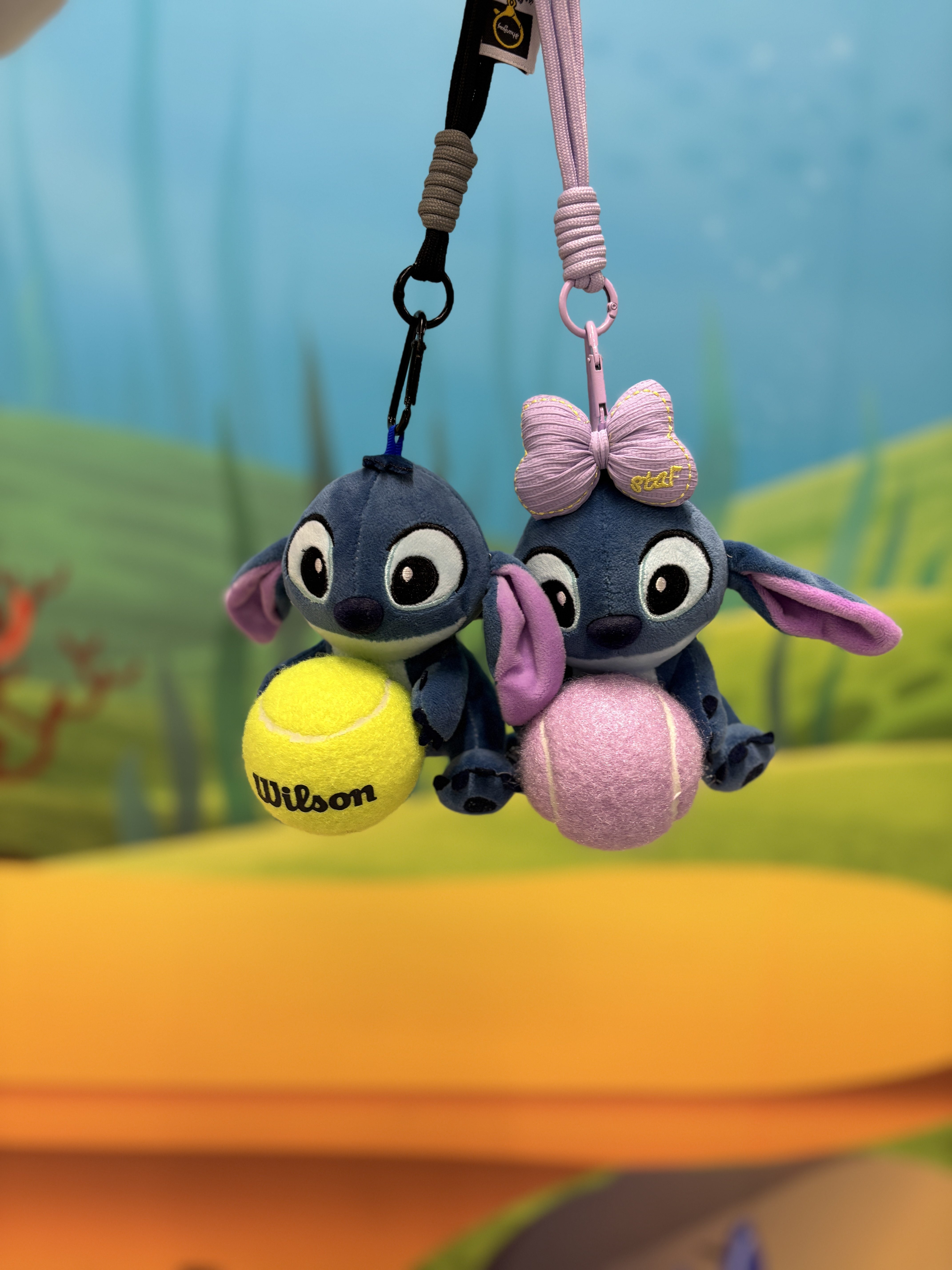 原创网球活动纪念品可定制Logo团体年会礼品史迪仔创意挂件礼物