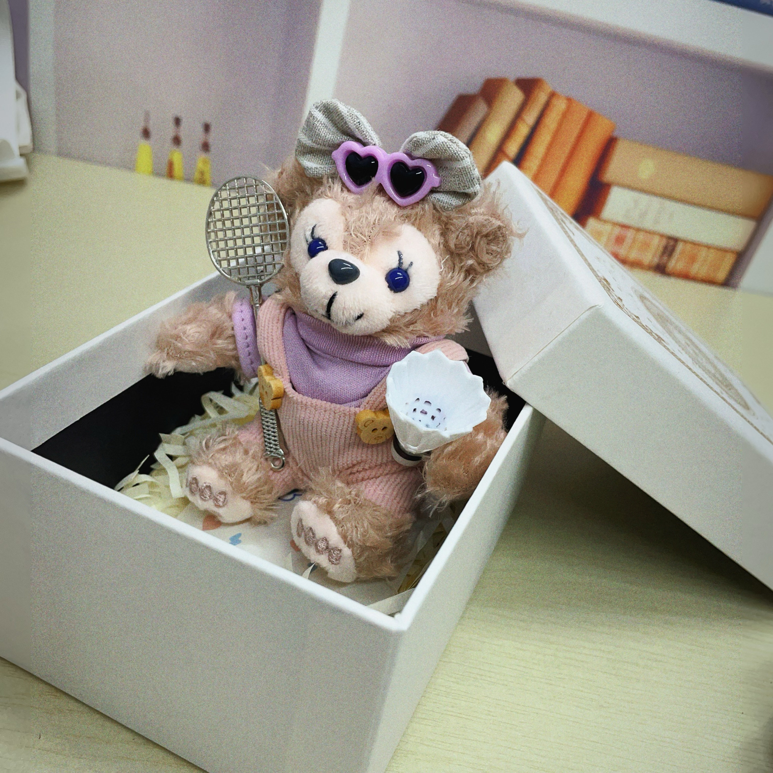 高货版雪莉玫打羽毛球挂件