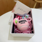 原创秋冬字母可定制网球包挂件钥匙扣周边创意生日礼物