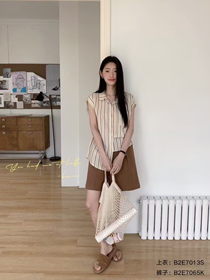 帛bo燃ran e7065短裤 高品质实体店夏新款 休闲百搭时尚气质百搭