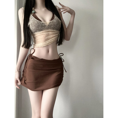 辣妹性感比基尼四件套高级显瘦