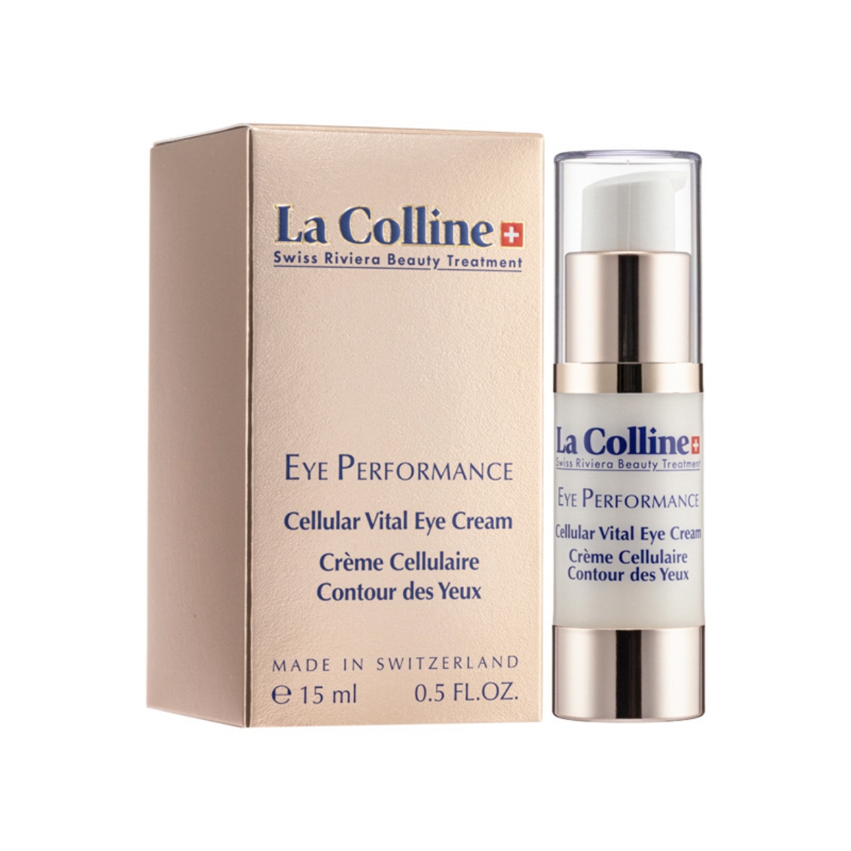 澳门代La Colline科丽妍活細胞再生眼霜15ml紧致提亮淡化细纹
