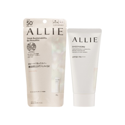 澳门代日本皑丽Allie SPF50+亮化UV防晒水凝乳 裸肌香柠茶香#03