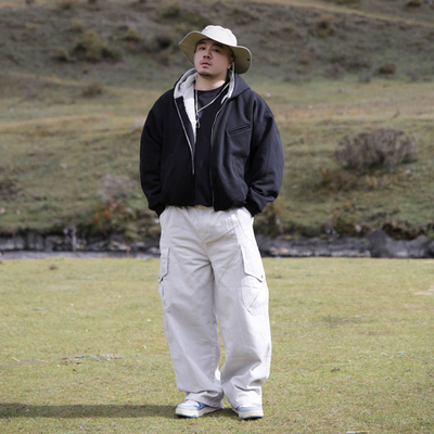 山系户外重磅450g宽松工装裤