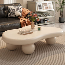 新款云朵茶几圆墩现代简约家用客厅异形桌子小户型奶油风圆球边几