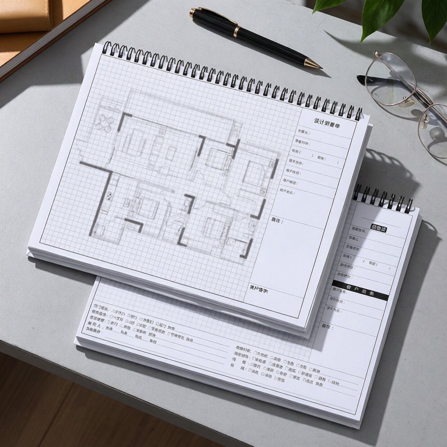 设计师量尺专用本全屋定制 量房本室内设计测量本 衣柜测量笔记本