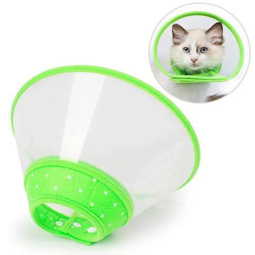 Cats Anti-bite Collar Pets Medical Recovery Collars Transpar