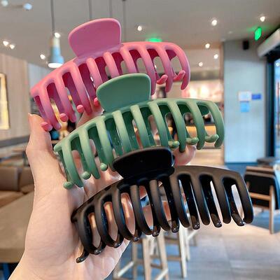 1PC Korean Solid Large Hair Claw Elegant Acrylic Hairpins Ba