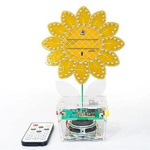 Bluetooth Sunflower LED Remote Kit With Speaker AA05