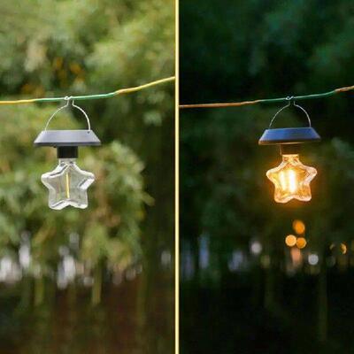 2pcs Portable Solar Camping Lantern Outdoors Tent Light LED