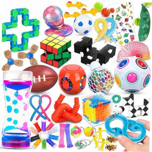 Mystery Fidget Toys Pack Set Pack Anti Stress Christmas Adve