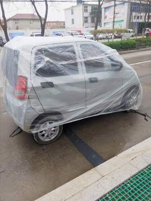 电动三轮车防雨罩老年代步车透明塑料雨衣全封闭防尘罩简易松紧罩