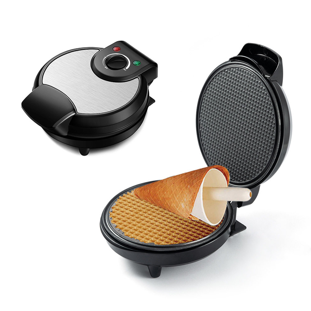 家用脆皮蛋卷机 双面加热DIY蛋筒冰淇淋皮机薄饼机雪糕机 蛋筒机