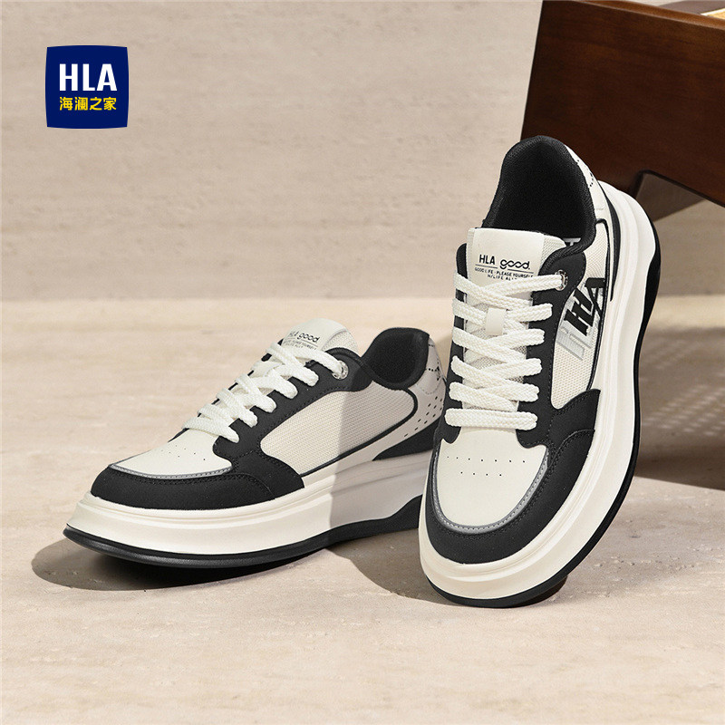 海澜之家2026新款春季男鞋时尚运动青少年小白鞋休闲学生黑白板鞋,流行男鞋,休闲板鞋,淘宝优惠券,粉丝福利购,淘宝优惠卷