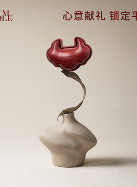 IMSOLE不定所平安锁车载香薰扩香器汽车香氛片出风口挂件持久留香