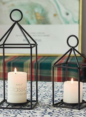 婚礼欧式烛台摆件蜡烛台创意烛台烛光晚餐道具ins风西餐装饰摆件