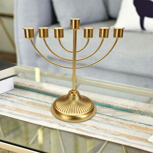 欧式复古金色七头烛台白色蜡烛生日浪漫婚礼烛光晚餐氛围感蜡烛灯