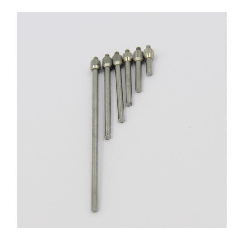 数显百分表千分表测头测针圆形平头白钢M2.5*L10*D3.0高度计测厚