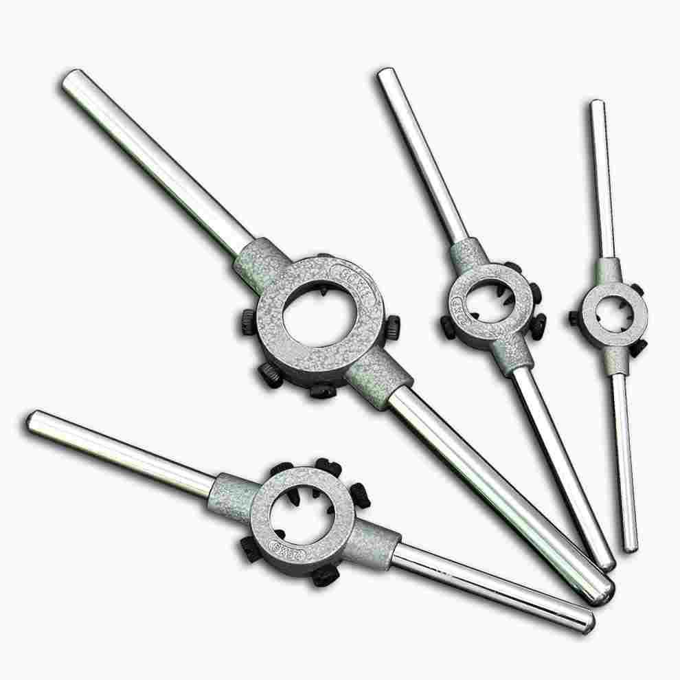 锌合金圆板牙扳手铰手 绞手 圆板牙架 元板牙绞手M3 M4 M5 M22