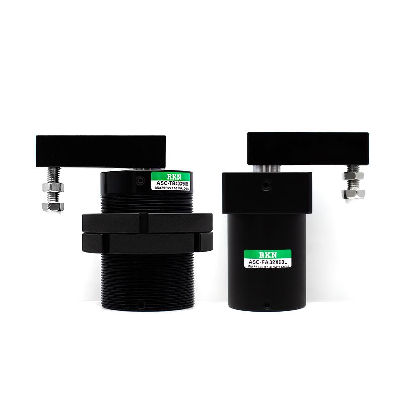 下压调速转角夹紧气缸ASC-MF32X90/40X90/50/63X90/180/L/R度法兰