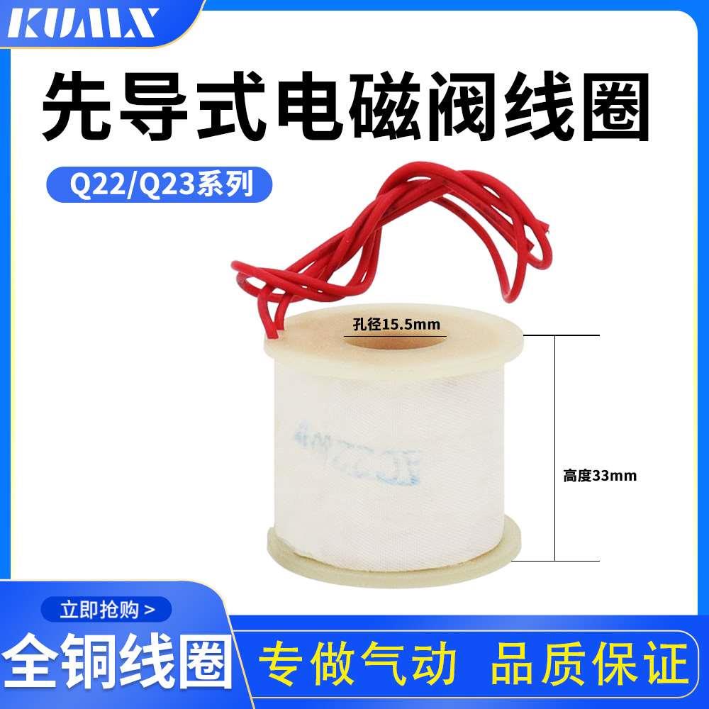 先导阀线圈 Q23XD-2L Q22XD-2L电磁阀线圈 AC220V AC36V DC24V