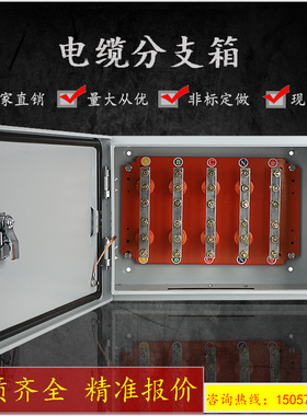 矿物质电缆T接箱低压楼层分接箱t型BTTZ绝缘铜排转换箱保护接地箱