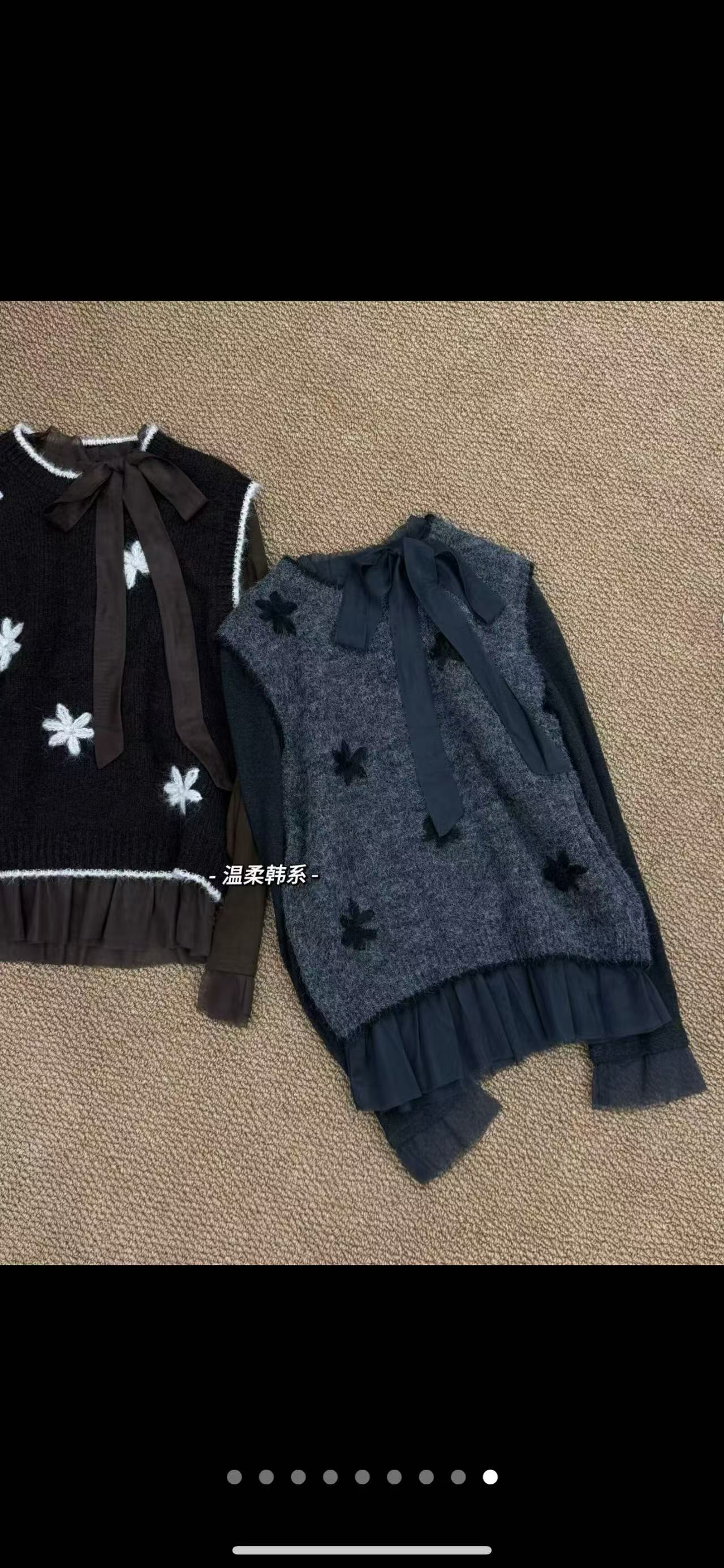 2025新款时尚百搭宽松显瘦上衣女设计感小众潮马甲潮7128