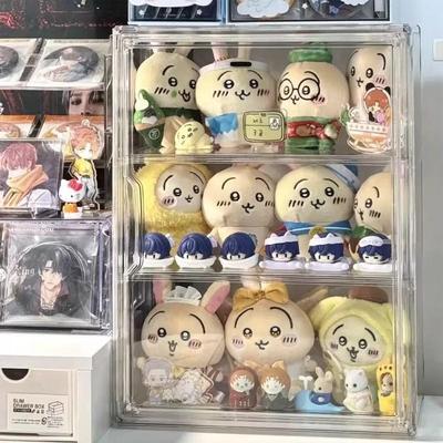 玩偶收纳娃娃收纳盒神器棉花娃收纳桶痛柜chiikawa毛绒公仔展示盒