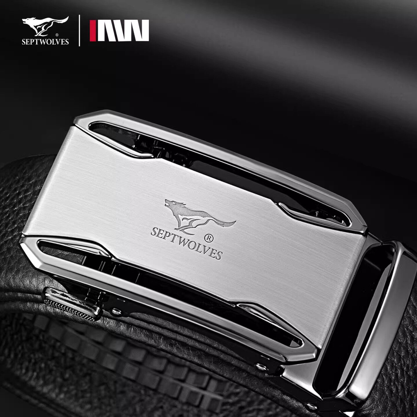 七匹狼皮带男士2026新款腰带男款真皮正品高档品牌纯牛皮爸爸裤带