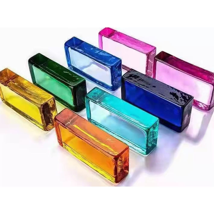 方形透明热熔彩色墙砖玻璃