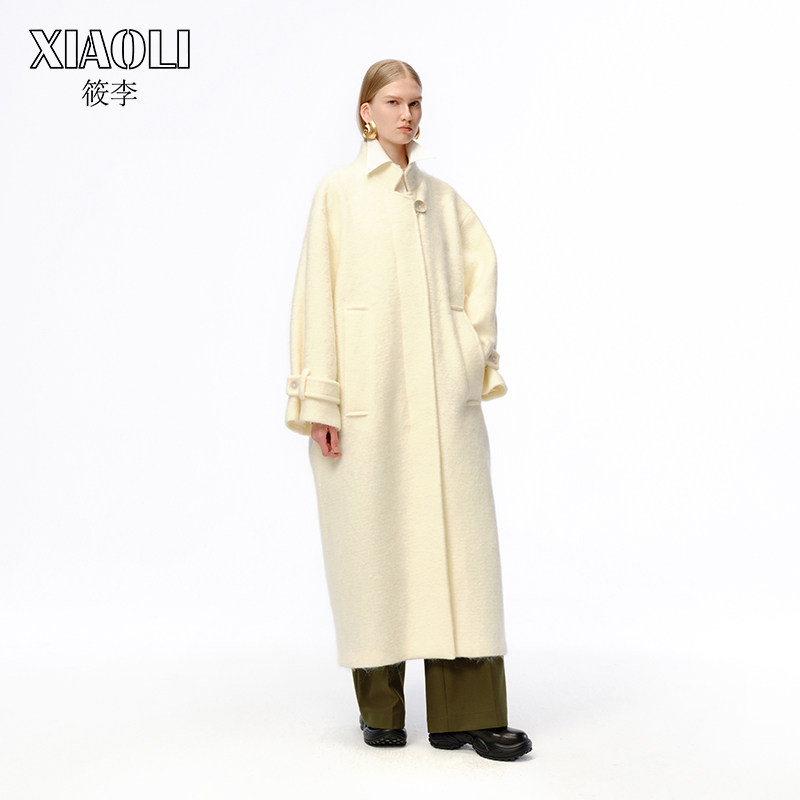 XIAOLI筱李 秋冬设计师款廓形长毛呢大衣