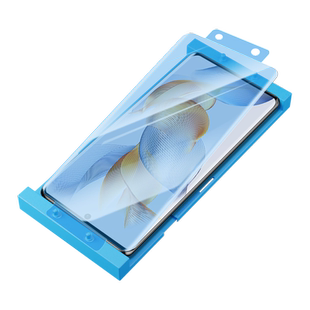 奔雀适用于荣耀90陶瓷膜全胶曲面手机膜荣耀90pro全屏无白边钢化膜高清护眼抗蓝光honor防爆防摔防指纹保护膜