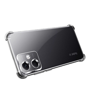 适用于红米note12手机壳镜头全包高清透亮note12pro简约防摔气囊壳note12pro+创意全包边框Xiaomi硅胶保护壳