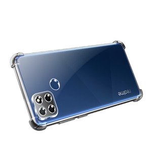 适用于realmev3手机壳新款镜头全包全透明硅胶壳真我v3超薄高清透亮保护套realme真我简约个性防摔气囊手机套