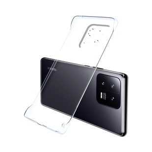 适用于小米13手机壳超薄透明无边框小米13pro防摔硬壳XIAOMI新款个性无边透气裸机手感高级简约男女保护外壳