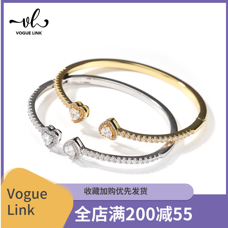 手镯手镯ins时尚女士爱心