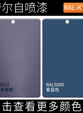 漆先生RAL4012珍珠黑莓紫ral5000紫蓝色劳尔自喷漆户外涂鸦手喷漆