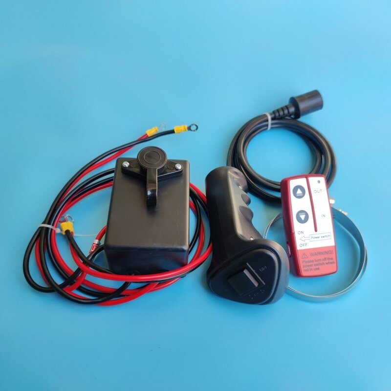 电动绞盘无线遥控器车载小吊机遥控器12v24伏开关无线绞盘遥控