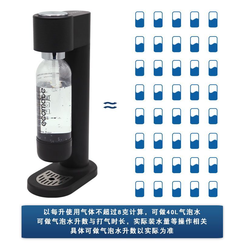 ecomate气泡水机苏打水机家用可乐碳酸汽水机器气泡机奶茶店商用