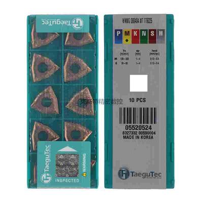 韩国特固克 Taegutec数控刀片 WNMG080404-MT TT9225 加工不锈钢