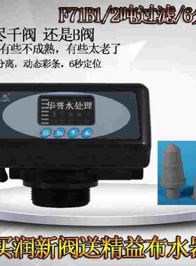 润新F71B1自动过滤阀2吨石英砂活性炭过滤器RO反渗透水处理纯净水